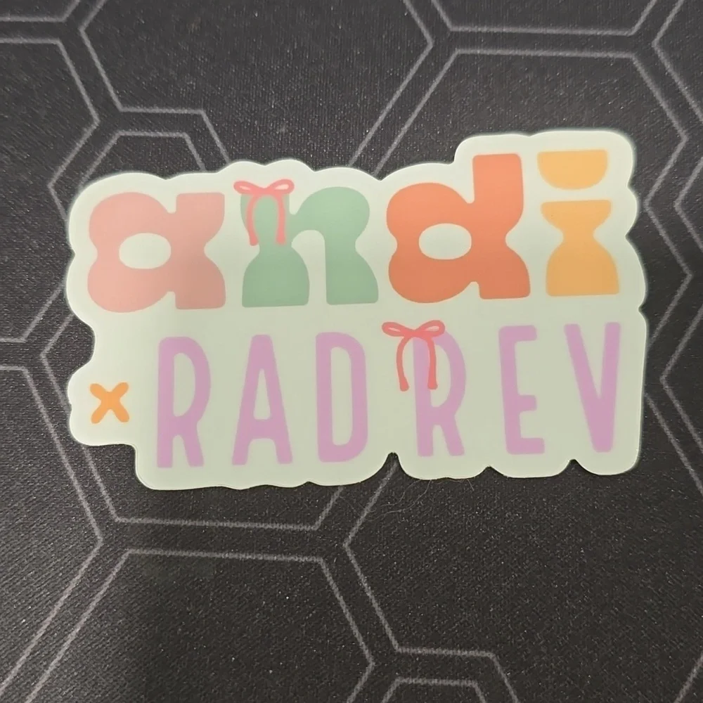Rad Rev Andi Collab Sticker - Picture 1 of 1